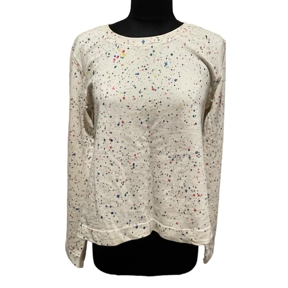 Anthropologie Maeve Jaime Slplatter crew neck flare sleeve sweater size XS - Picture 1 of 12